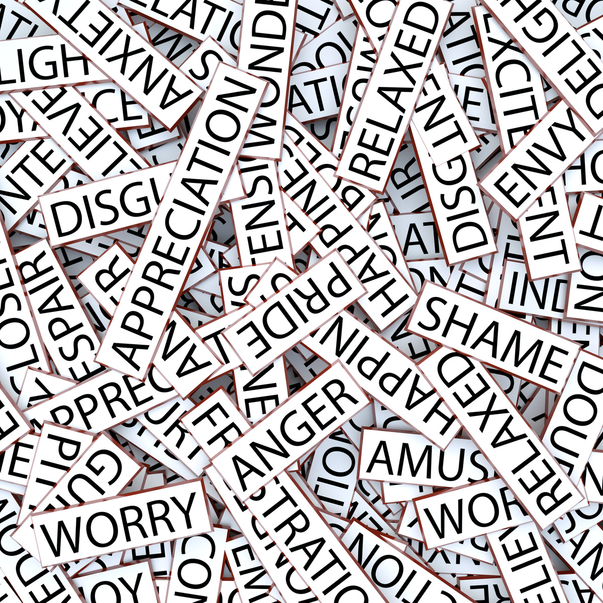 Jumbled words - emotions